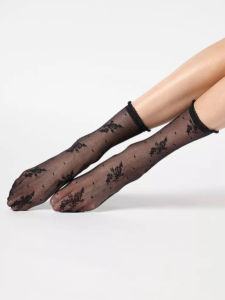OROBLU | FeinstrumpfsockenPRETTY LACE 20  black | schwarz