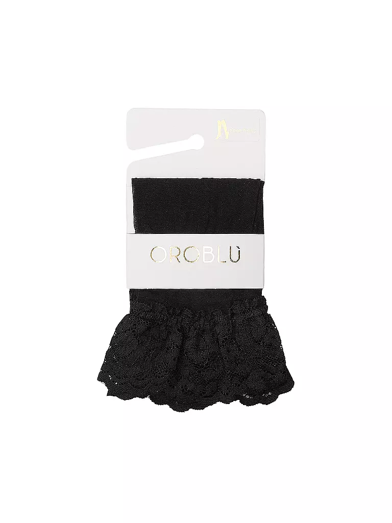 OROBLU | Kniestrümpfe SWEETIE black | schwarz