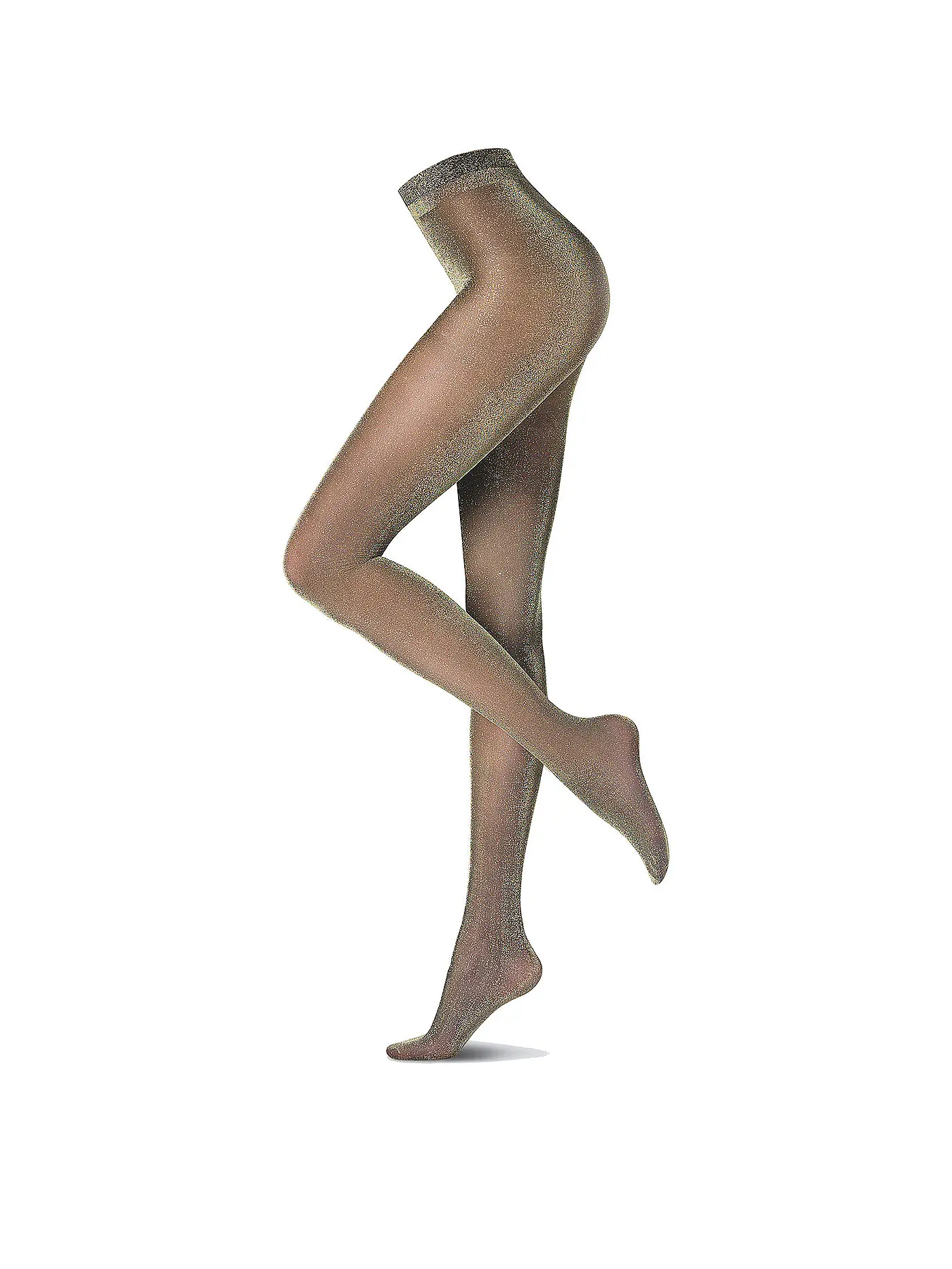 OROBLU | Modestrumpfhose "Diamo" (Black/Silver) | schwarz