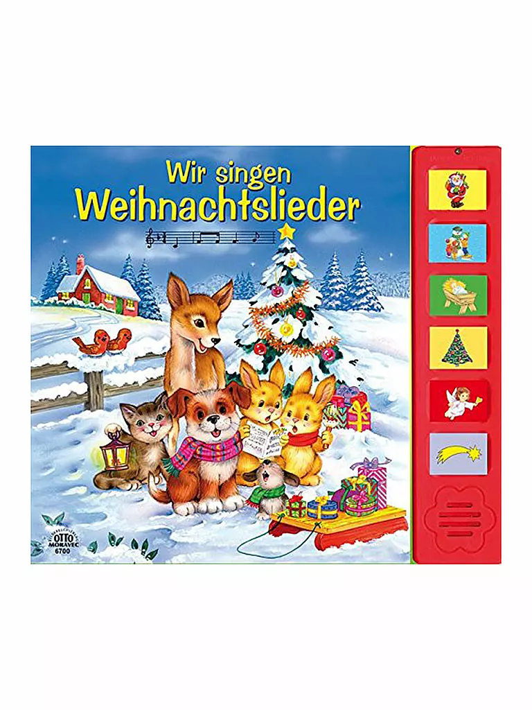 OTTO MORAVEC VERLAG | Buch - Wir singen Weihnachtslieder (mit Tonleiste) | keine Farbe