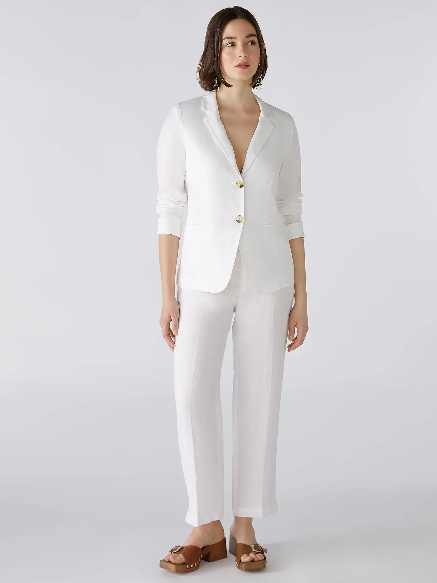 OUÍ | Blazer | weiss
