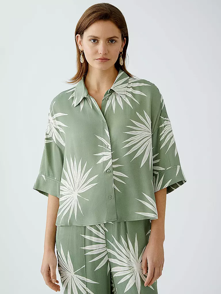 OUÍ | Bluse | olive