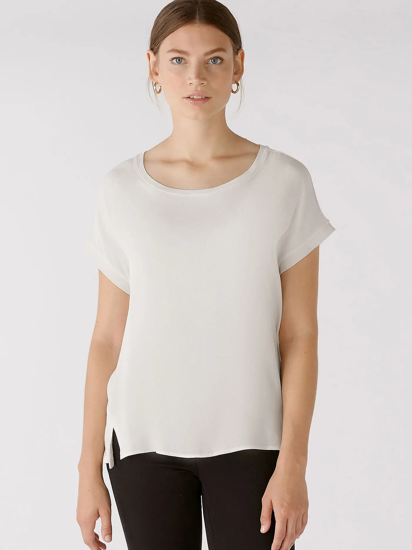 OUÍ | Blusenshirt | weiss