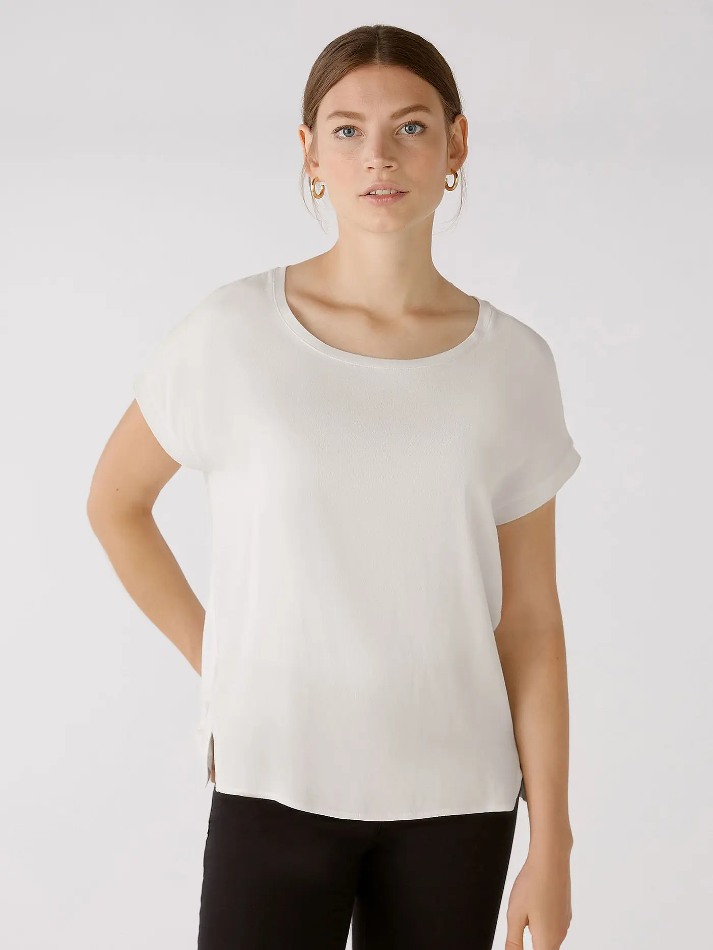 OUÍ | Blusenshirt | weiss