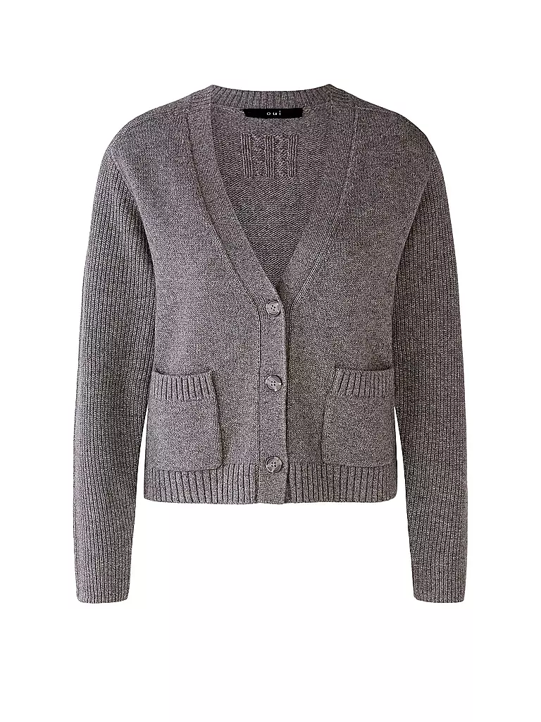 OUÍ | Cardigan | grau