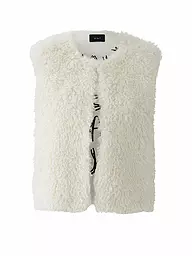 OUÍ | Gilet in Felloptik | creme