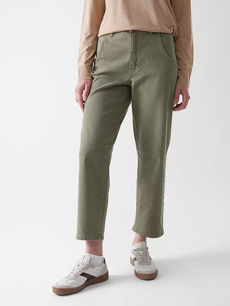 OUÍ | Jeans Balloon Fit THE BARREL | olive