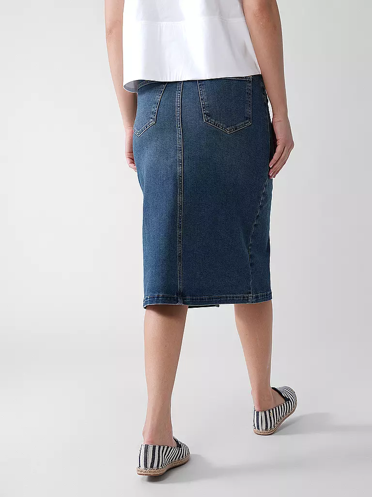 OUÍ | Jeansrock | dunkelblau