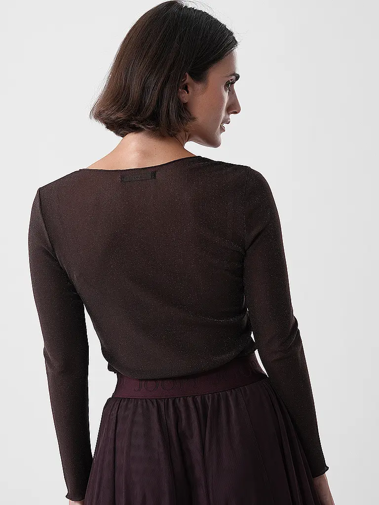 OUÍ | Langarmshirt  | Braun