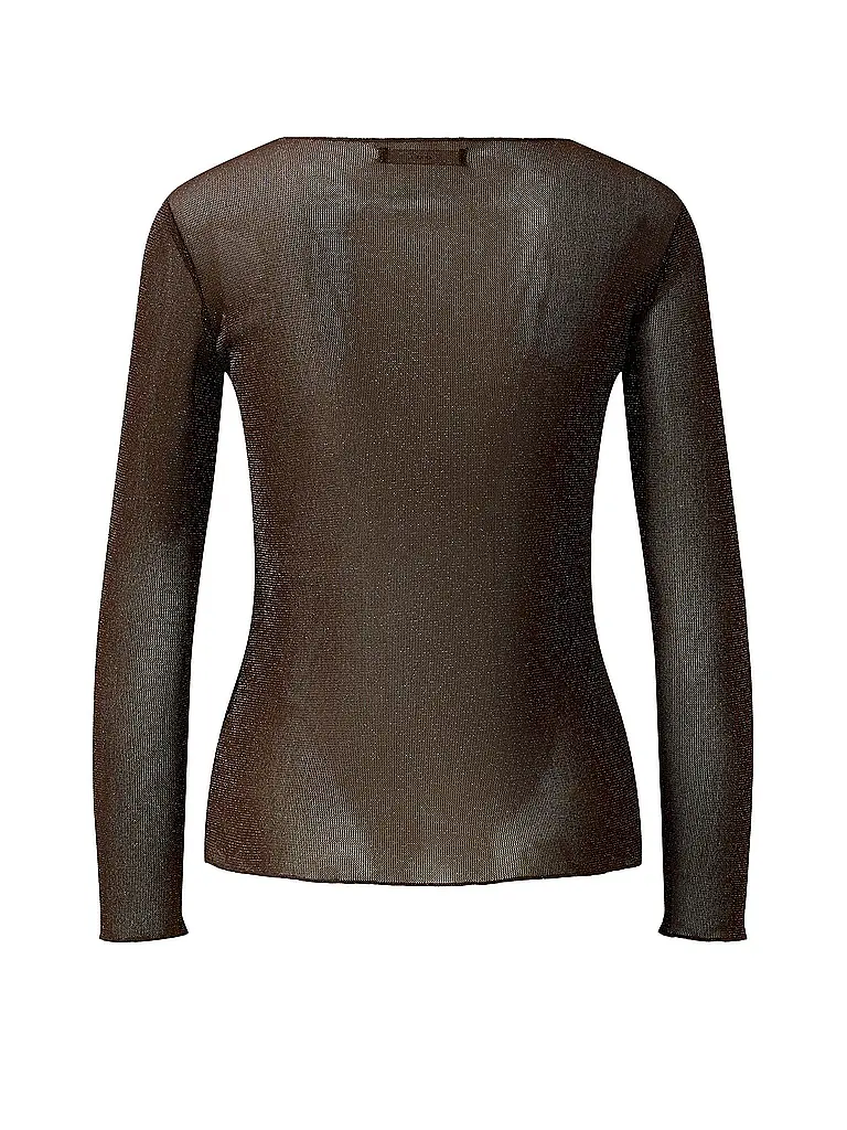 OUÍ | Langarmshirt  | Braun