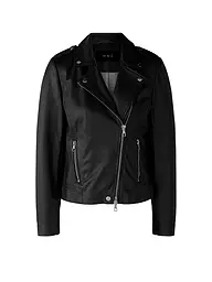 OUÍ | Lederjacke | schwarz