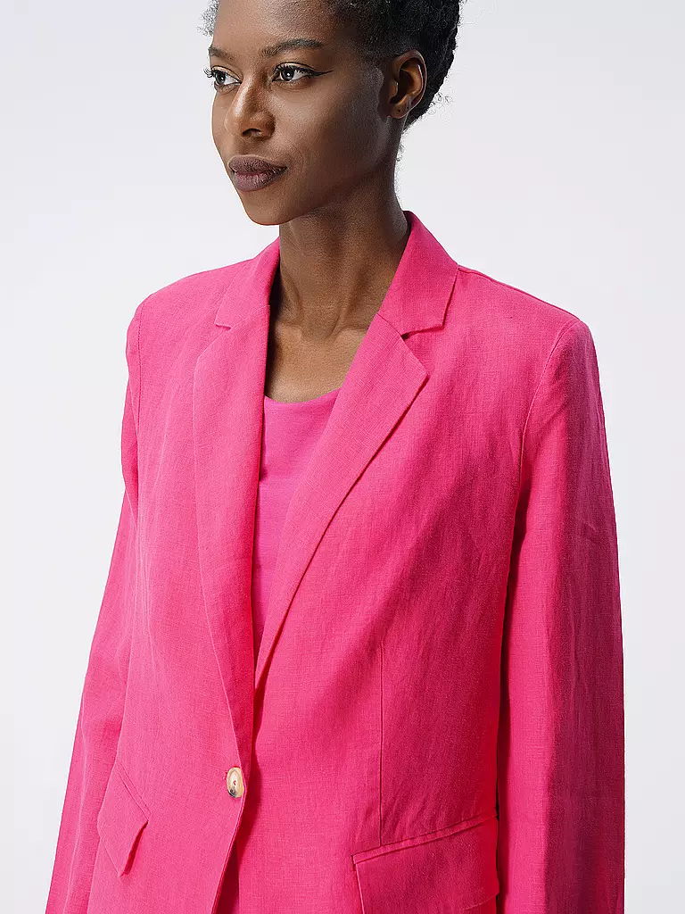 OUÍ | Leinenblazer | pink