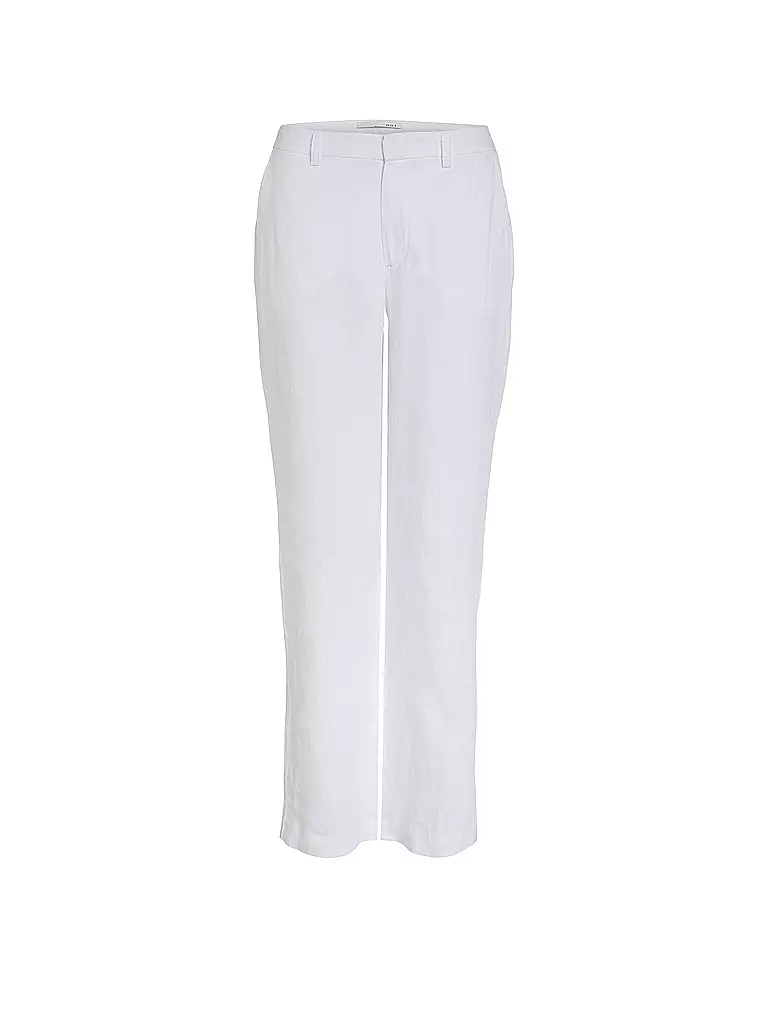 OUÍ | Leinenhose | weiß