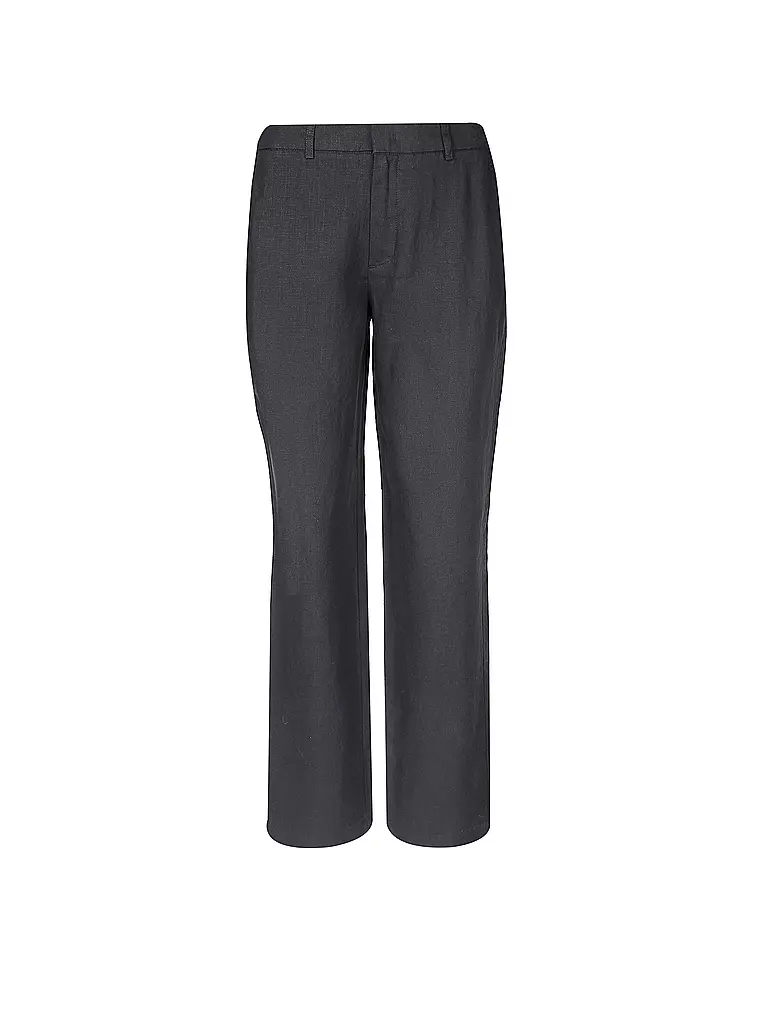 OUÍ | Leinenhose | blau