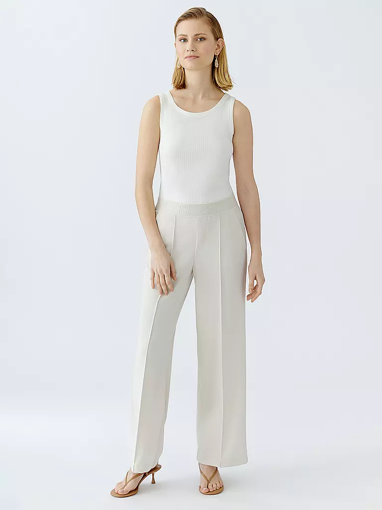 OUÍ | Marlenehose | creme
