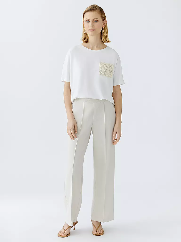 OUÍ | Marlenehose | creme