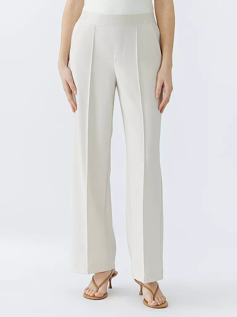 OUÍ | Marlenehose | creme