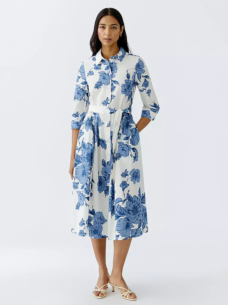 OUÍ | Midikleid  | blau