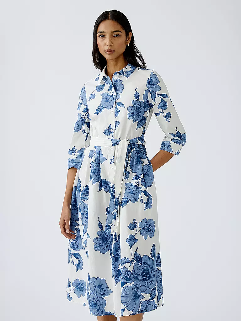 OUÍ | Midikleid  | blau