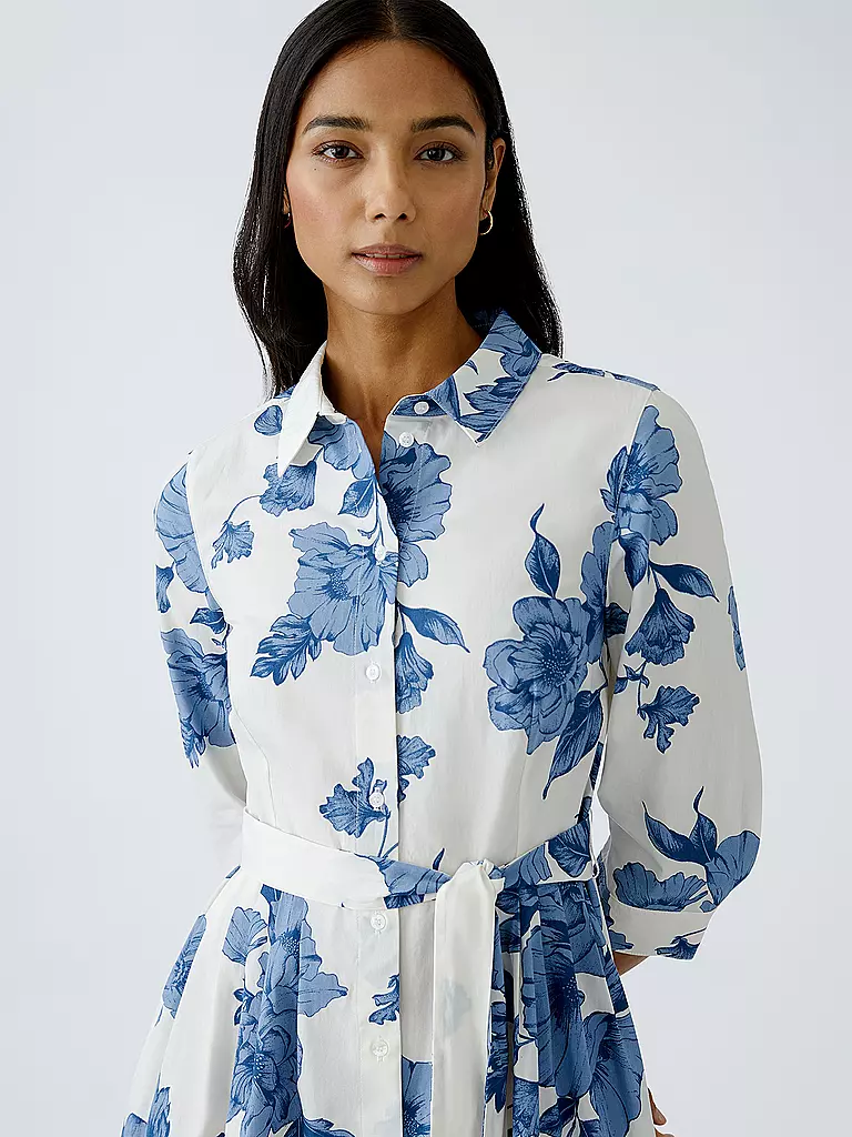 OUÍ | Midikleid  | blau