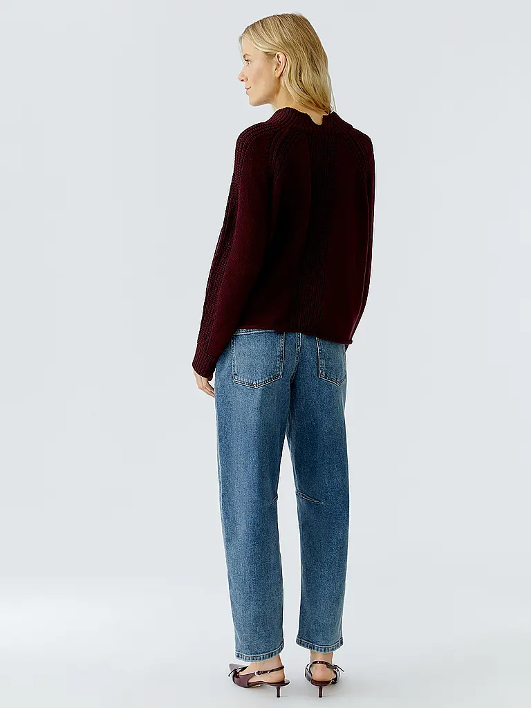 OUÍ | Pullover  | dunkelrot