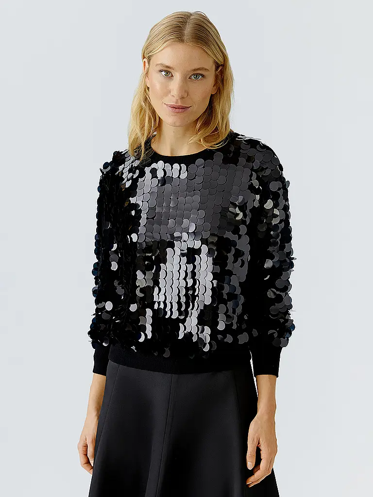 OUÍ | Pullover  | Schwarz