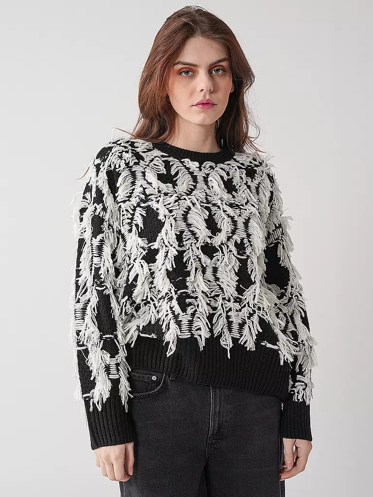 OUÍ | Pullover | schwarz