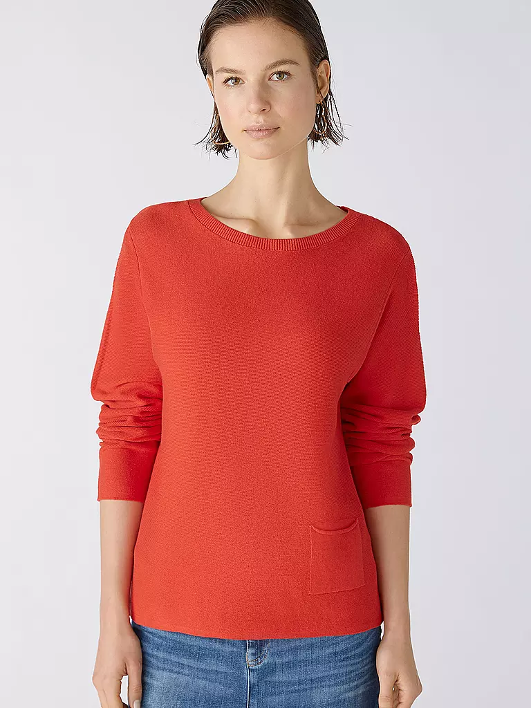 OUÍ | Pullover | rot