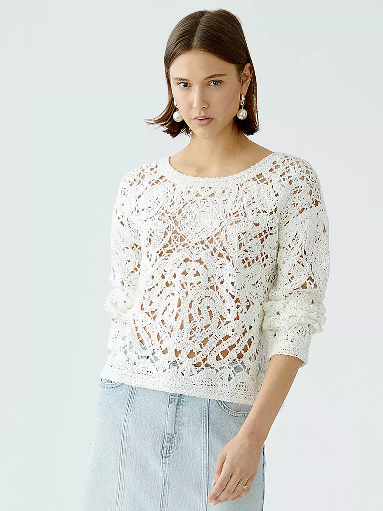 OUÍ | Pullover | weiss