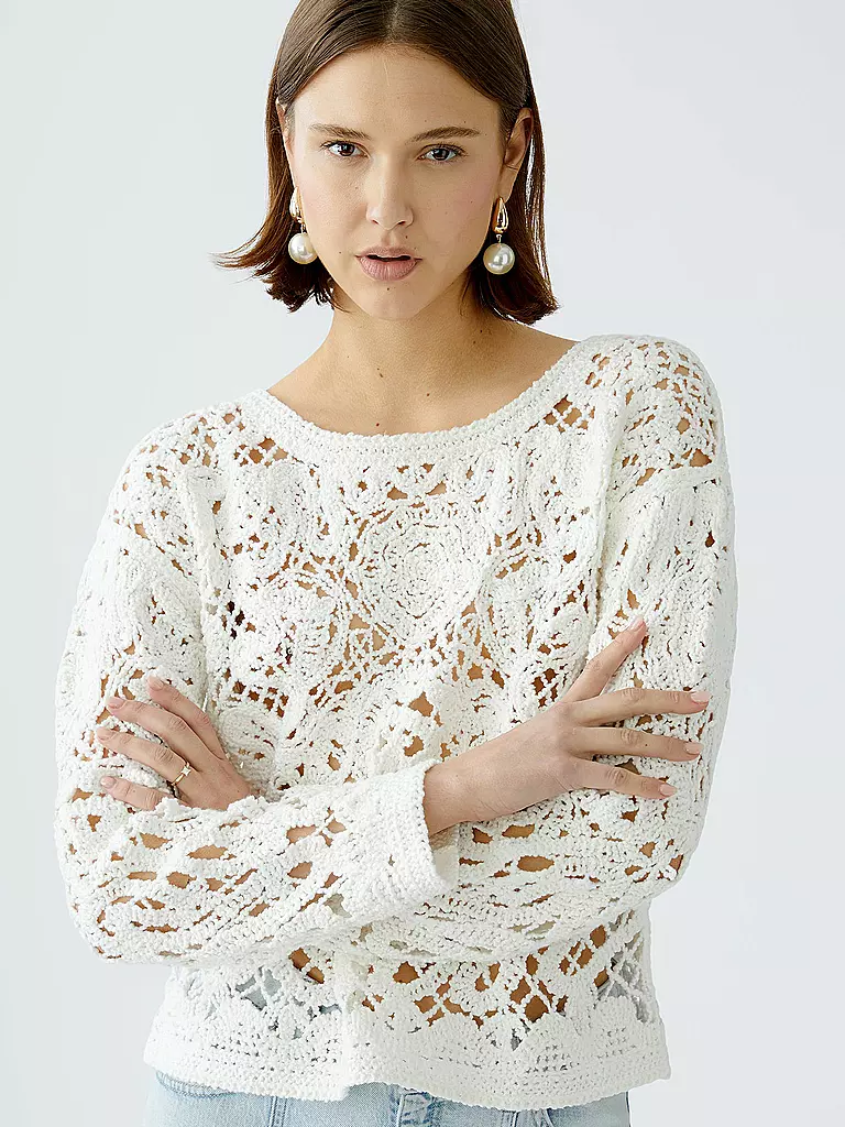 OUÍ | Pullover | weiss