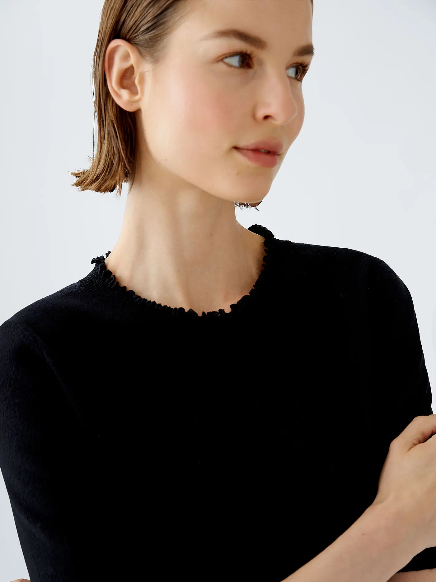 OUÍ | Pullover | schwarz