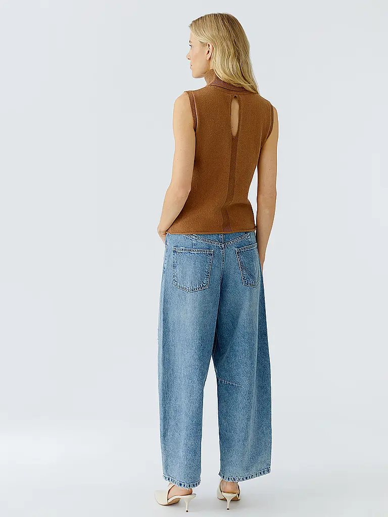 OUÍ | Rollkragenpullover  | Camel