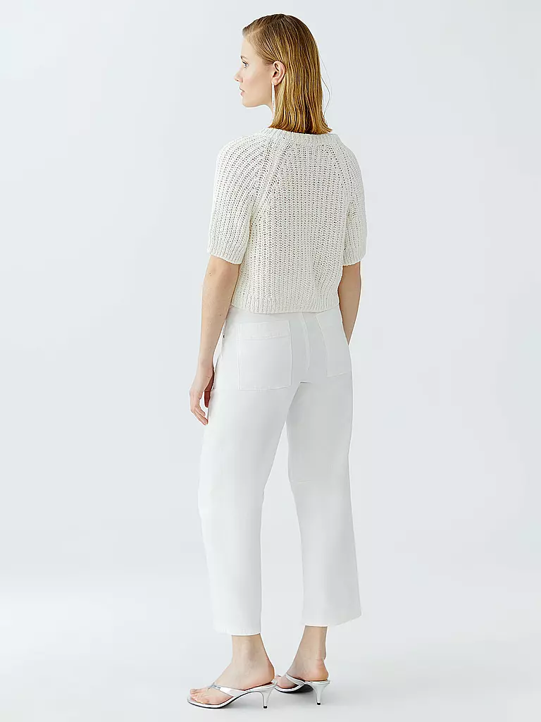 OUÍ | Strickjacke | weiss