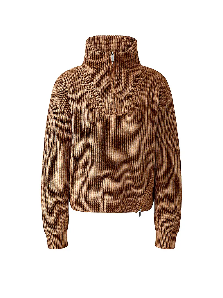 OUÍ | Troyer Pullover  | camel