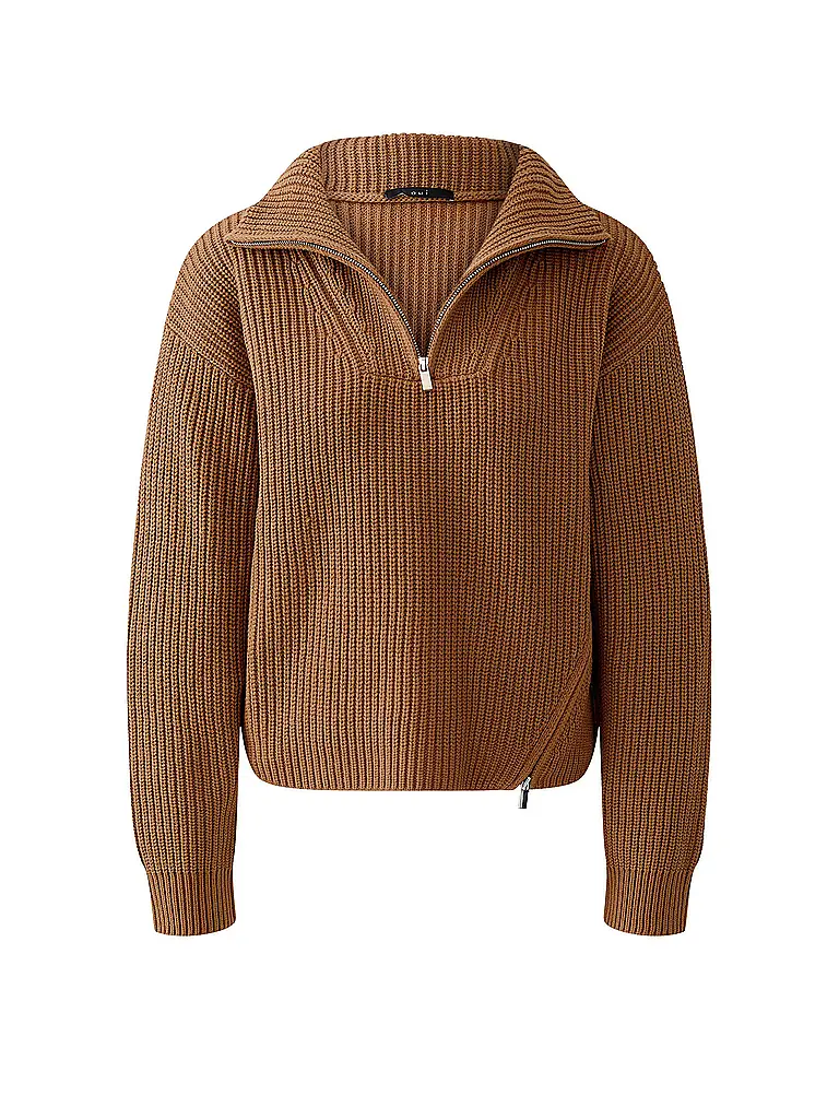 OUÍ | Troyer Pullover  | camel