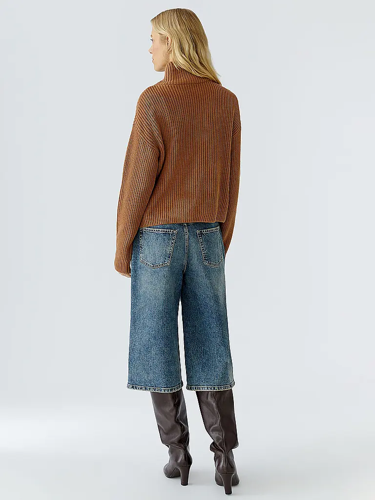 OUÍ | Troyer Pullover  | camel