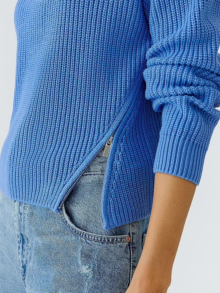 OUÍ | Troyer Pullover  | blau