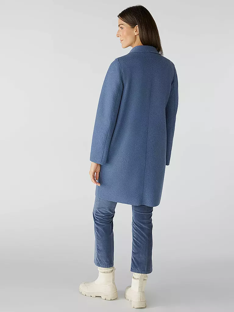 OUÍ | Wollmantel | blau