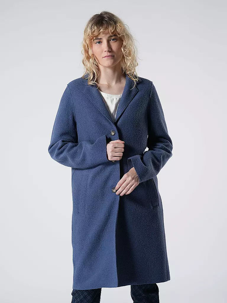 OUÍ | Wollmantel | blau