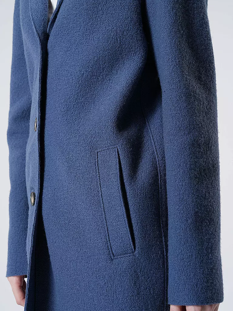 OUÍ | Wollmantel | blau