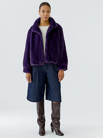 OUÍ | Jacke in Felloptik 