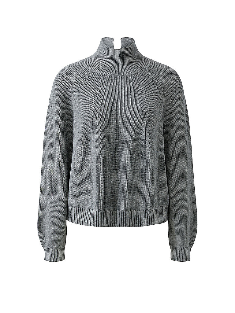OUÍ Rollkragenpullover grau | 36