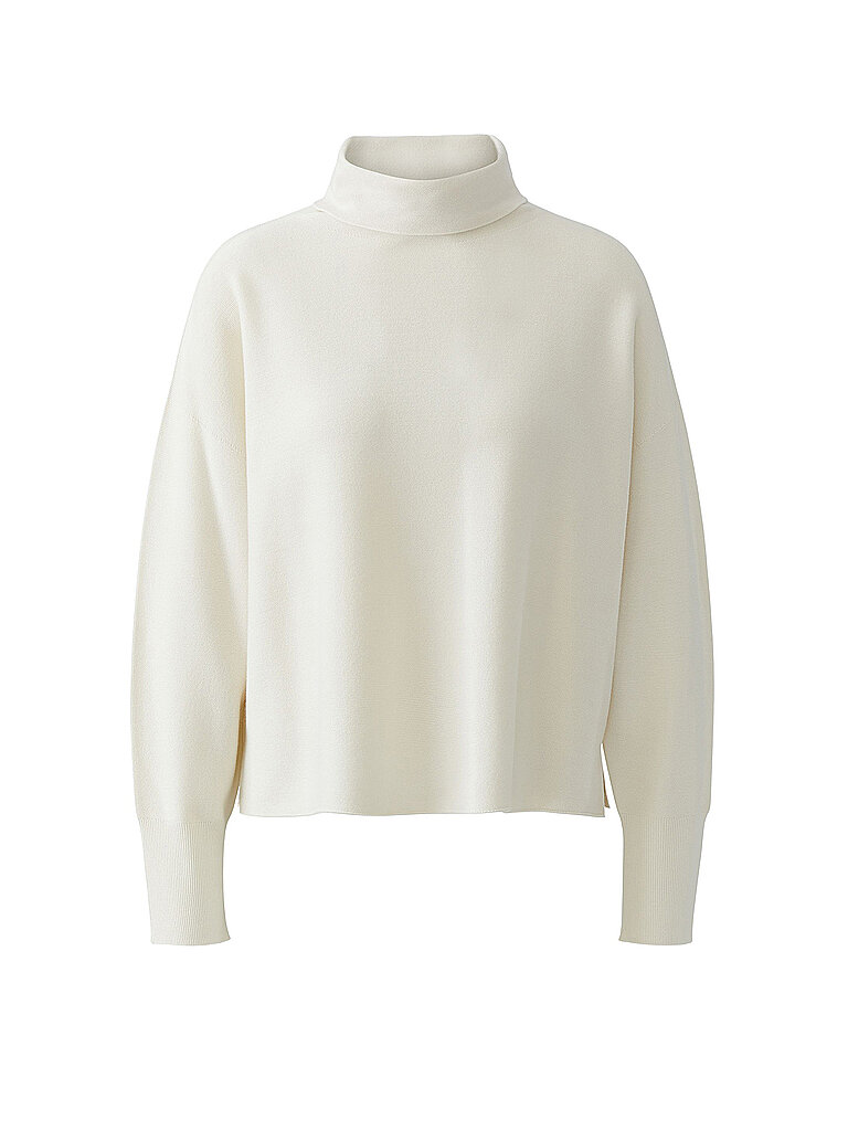OUÍ Rollkragenpullover weiss | 42