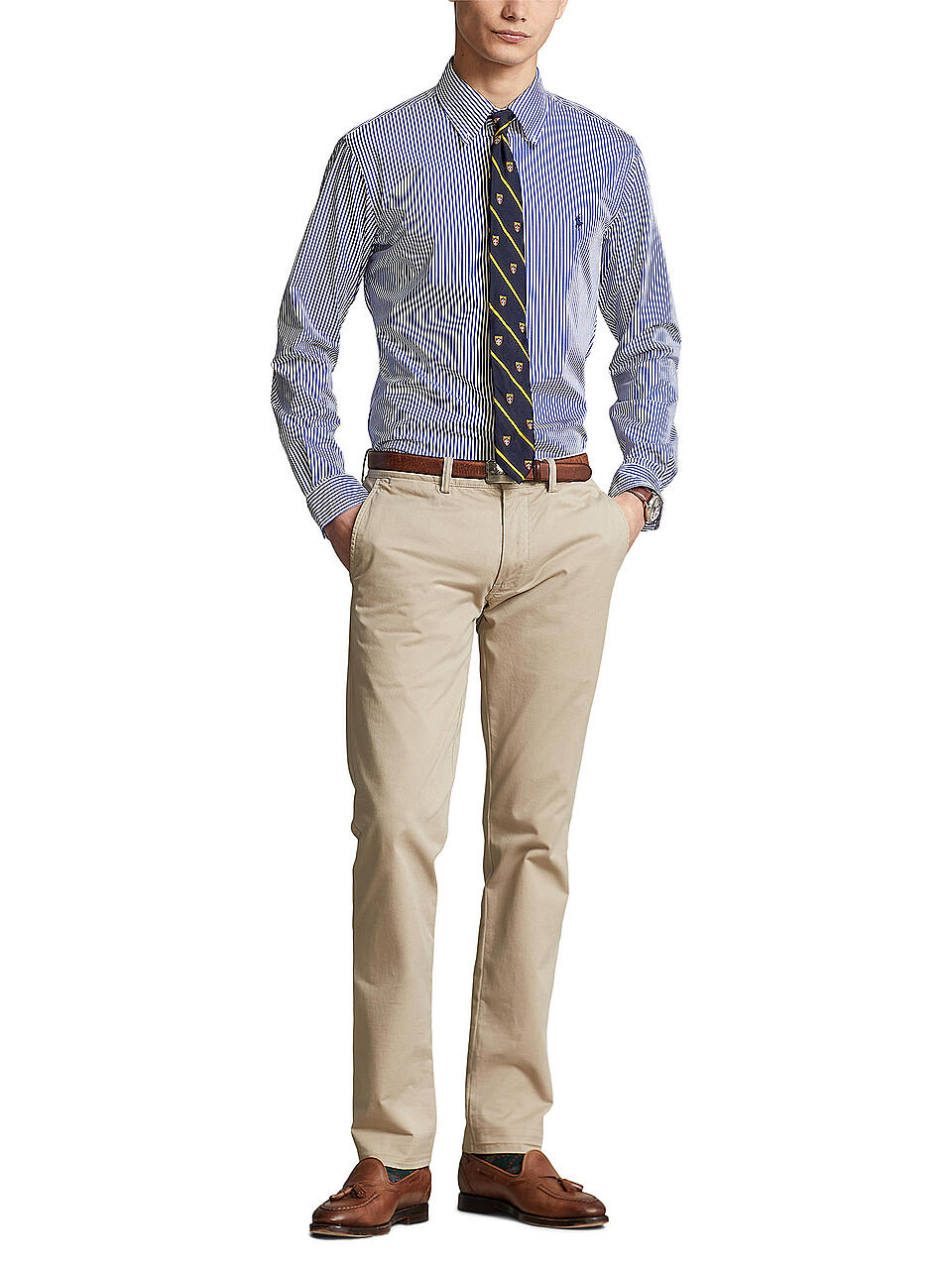 POLO RALPH LAUREN | Hemd Custom Fit | blau