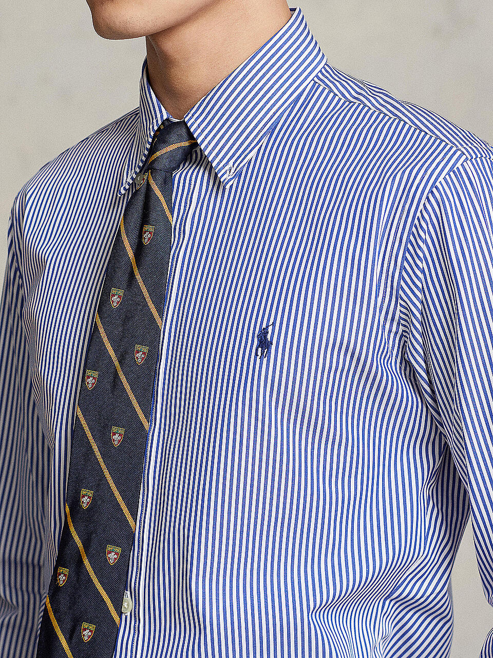 POLO RALPH LAUREN | Hemd Custom Fit | blau