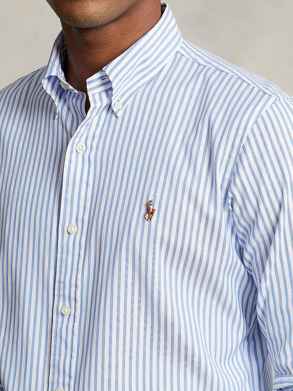 POLO RALPH LAUREN | Hemd Custom Fit | blau