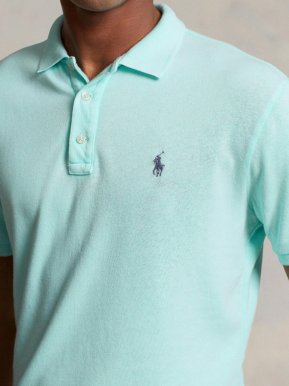 POLO RALPH LAUREN | Poloshirt Custom Slim Fit | tuerkis