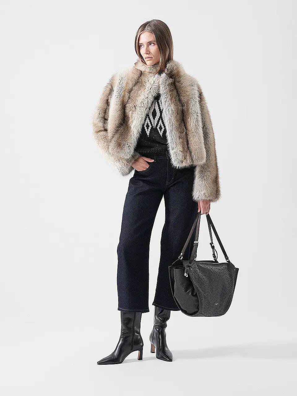 Denim x Fake Fur