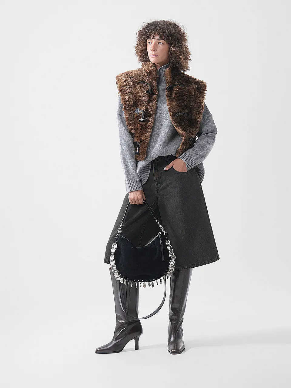 Denim x Fake Fur