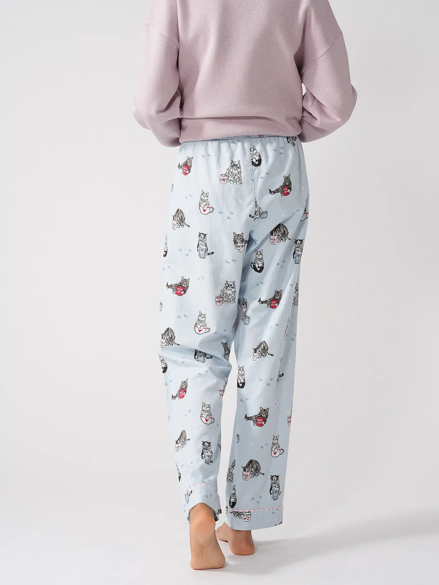P.J.SALVAGE | Pyjamahose | hellblau